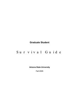 Survival Guide