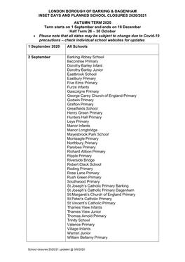 Inset Closures