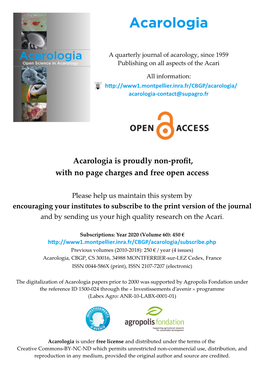 Paraquanothrus N. Gen. from Freshwater Rock Pools in the USA, with New Diagnoses of Aquanothrus, Aquanothrinae, and Ameronothridae (Acari, Oribatida)