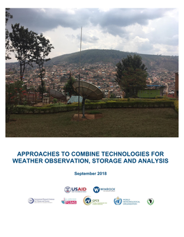 Approaches to Combine Technologies for Weather Observation, Storage and Analysis