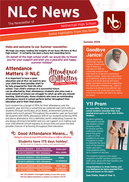 Y11 Prom Attendance Matters @