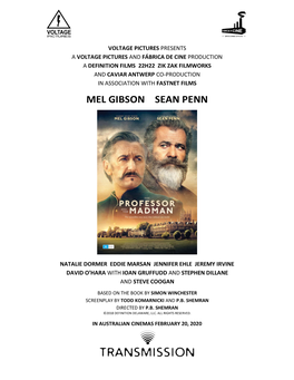 Mel Gibson Sean Penn