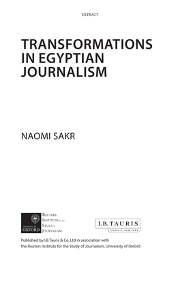 Transformations in Egyptian Journalism