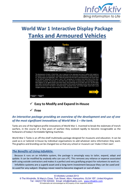 Tanks and Armoured Vehicles