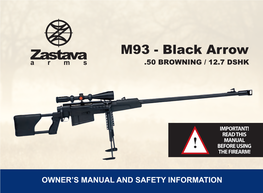 M93 - Black Arrow .50 BROWNING / 12.7 DSHK