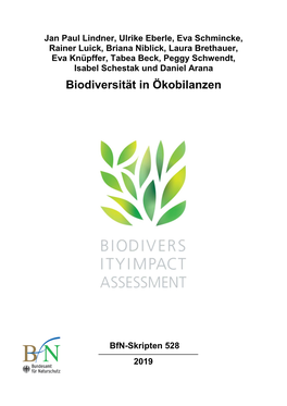 Biodiversität in Ökobilanzen