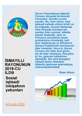 İsmayıllı Rayonunun 2019-Cu Ilin Sosial