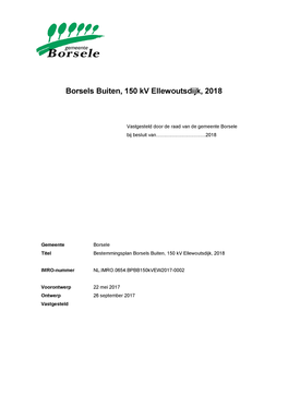 Orsele Borsels Buiten, 150 Kv Ellewoutsdijk, 2018