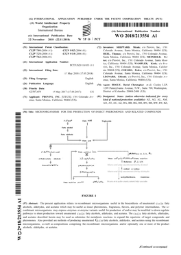 WO 2018/213554 Al 22 November 2018 (22.11.2018) W ! P O PCT