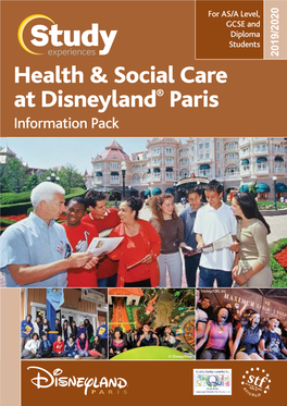 Health & Social Care at Disneyland® Paris