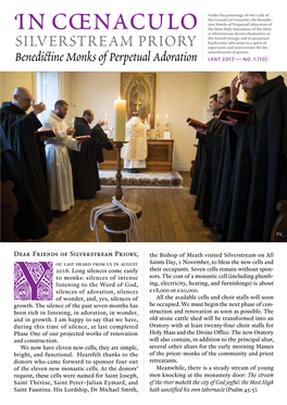 SILVERSTREAM PRIORY Sanctification of Priests