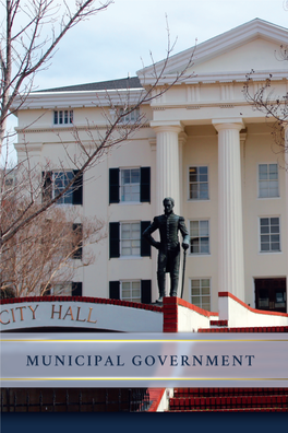 MUNICIPAL GOVERNMENT Municipal Government, As Outlined in Miss