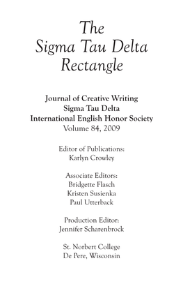 The Sigma Tau Delta Rectangle