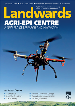 AGRI-EPI CENTRE a New Era of Research and Innovation