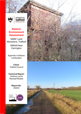 New Carrington Historic Environment Assessment Appendix 4