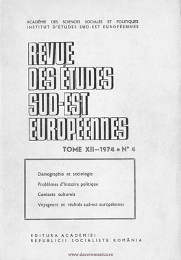 Tome Xii-1974 N° 4