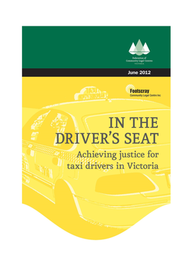 Achieving Justice for Taxi Drivers in Victoria