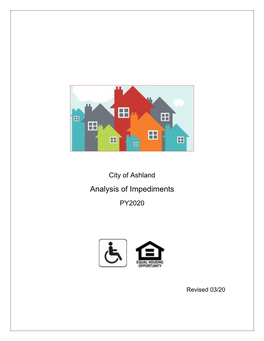 City of Ashland Analysis of Impediments PY2020