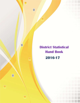 District Statistical Hand Book 2016-17 ©Government of Tamil Nadu District Statistical Hand Book