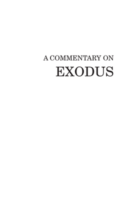 A Commentary on Exodus