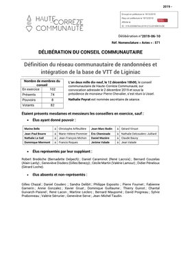 Définition Du Réseau Communautaire De Randonnées Et Intégration De La