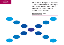 Conservative Essays on the Role of Civil Society, Markets and the State