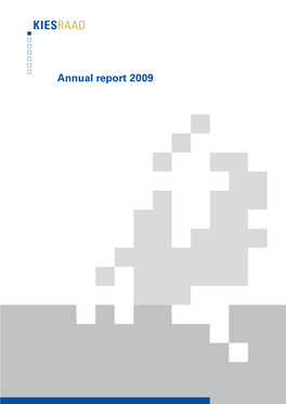 Annual Report 2009 Dutch Electoral Council