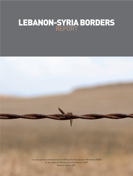 Lebanon-Syria Borders Report