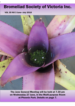 Bromeliad Society of Victoria Inc