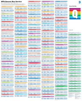 Queens Bus Map September 2011