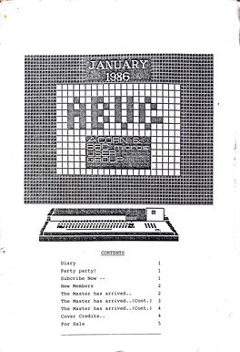 ABUG Sheffield – Newsletter 32 (1986-01)