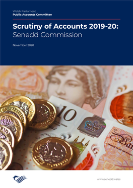 Scrutiny of Accounts 2019-20: Senedd Commission