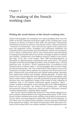 The Making of the French Working Class