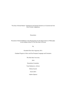 Angerman Dissertation