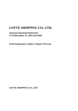 Lotte Shopping Co., Ltd