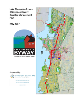 2017 Lake Champlain Byway Chittenden County Corridor