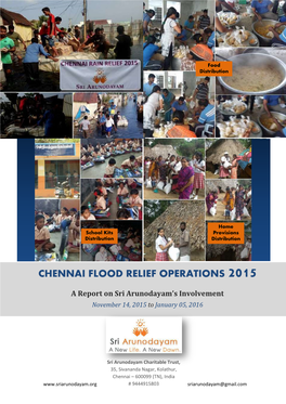 Chennai Flood Relief Operations 2015