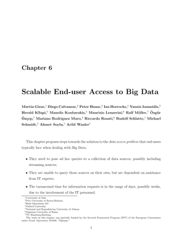 Scalable End-User Access to Big Data