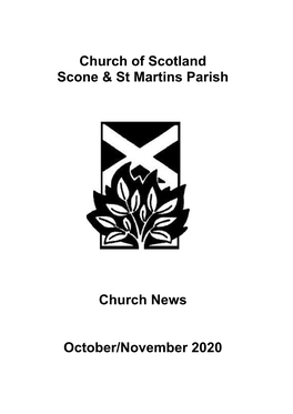 Church of Scotland Scone & St Martins Parish Church News