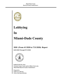 Lobbying in Miami-Dade County