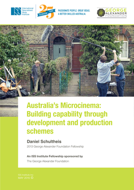 Australia's Microcinema: Building Capability Through Development And