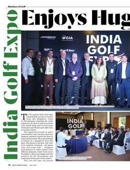 EXPO 2018.Indd 14-15 4/26/2018 6:33:54 PM Business of Golf Business of Golf