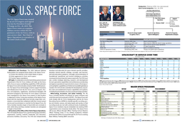 U.S. SPACE FORCE Senior Enlisted Adviser (E-9) Vice Chief of Space Support the U.S