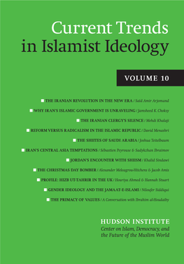 Current Trends in Islamist Ideology