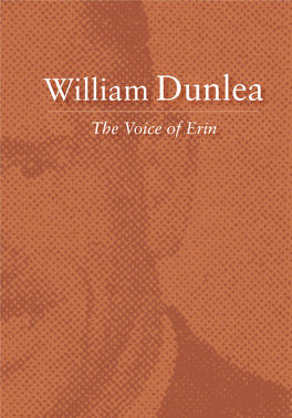 William Dunlea the Voice of Erin