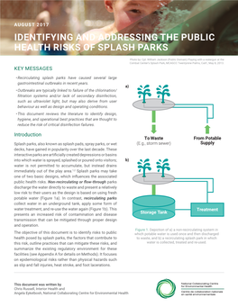 Identifying and Addressing the Public Health Risks of Splash Parks