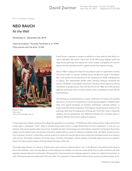 NEO RAUCH at the Well