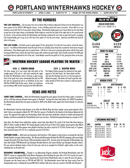 PORTLAND WINTERHAWKS HOCKEY PORTLAND at EVERETT | APRIL 3, 2021 | 6:05 P.M