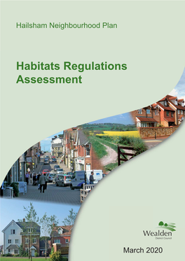 Final Habitats Regulation Assessment for the Hailsham Neighbourhood