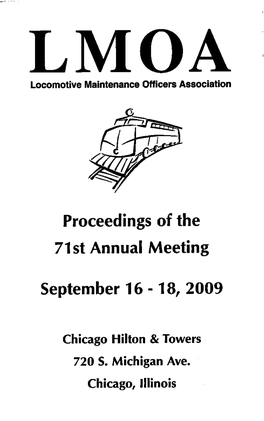 Proceedings of the 71St Annual Meeting